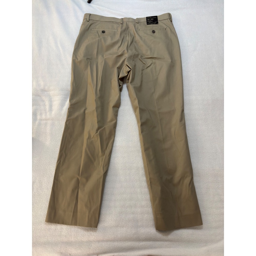NWT Banana Republic Mens Performance Stretch Slim Fit Chino Pants Khaki 36x30 - Picture 6 of 9